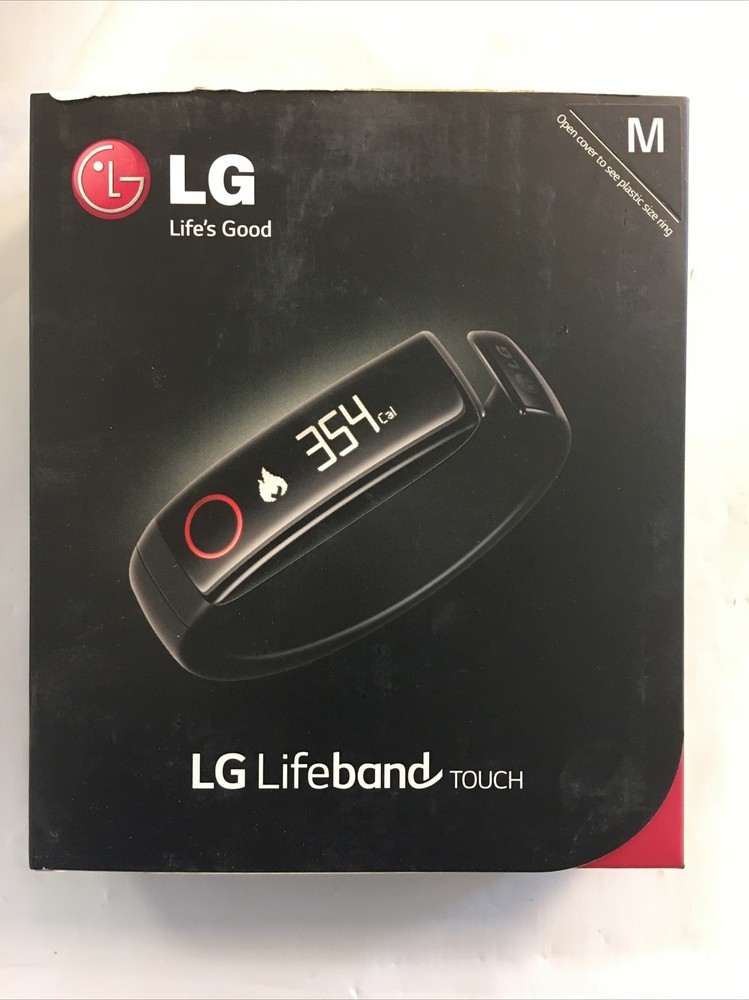 LG Lifeband Touch Activity Tracker Medium FB84 New Sealed In Retail Package!