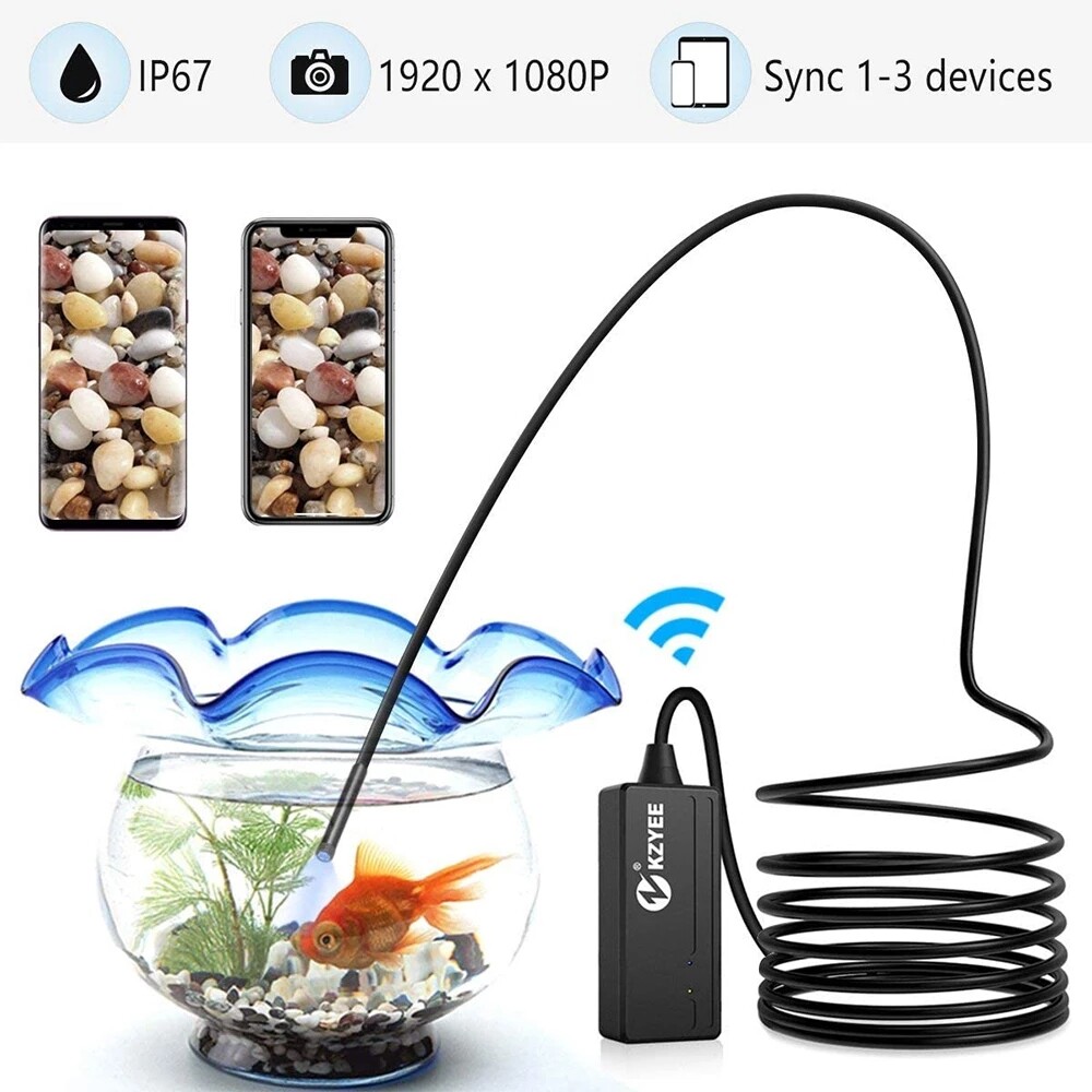 6LED USB Snake Endoscope Borescope HD Inspection Camera Scope for Android IOS