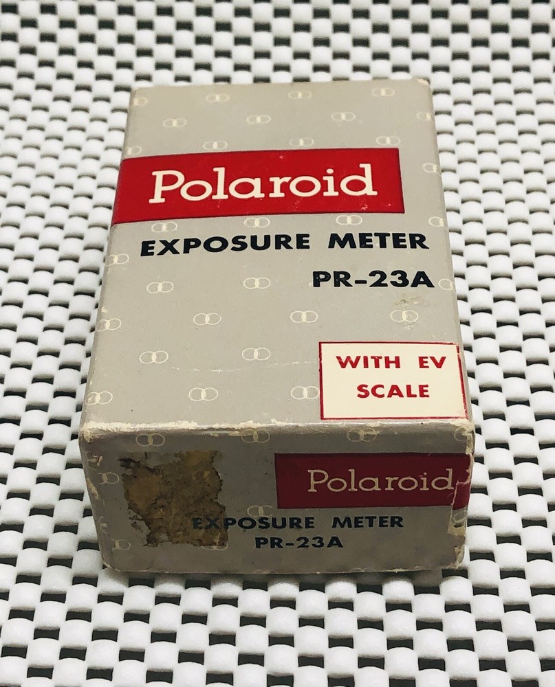 VINTAGE POLAROID EXPOSURE METER PR-23A WITH EV SCALE