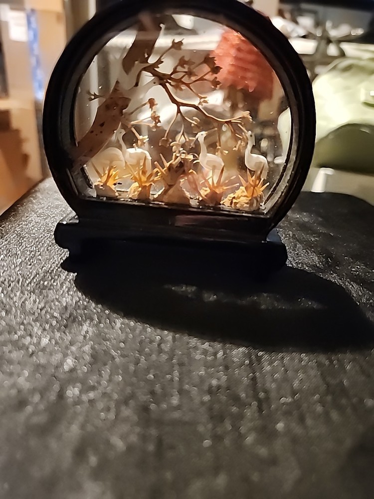 Asian Cork Art Decor Birds