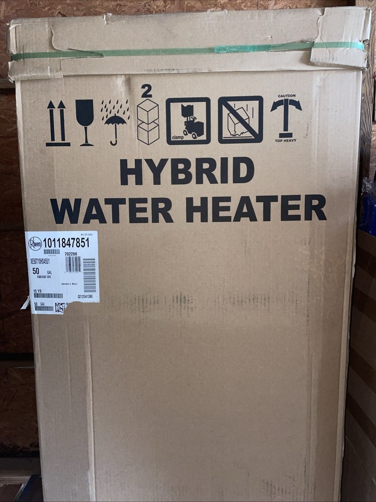 Rheem Hybrid ProTerra Smart Tank 50 Gal. Water Heater XE50T10HS45U1 DENT/DINGS!!