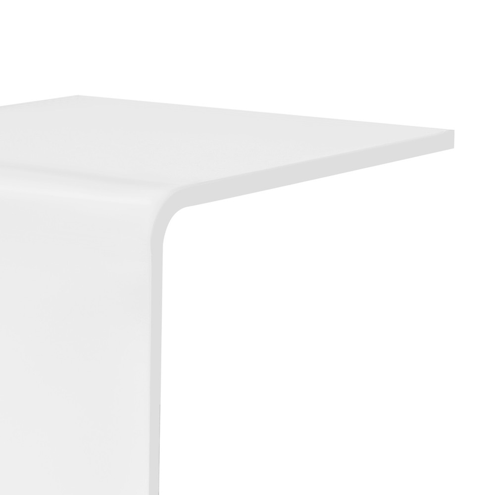 C-Shaped Side Table, Acrylic End Table, Couch Side Table US