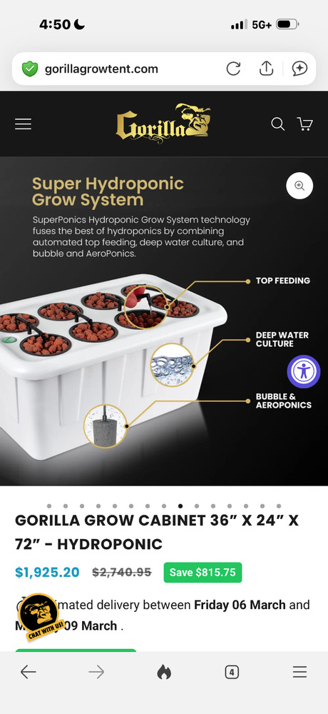 gorilla grow cabinet