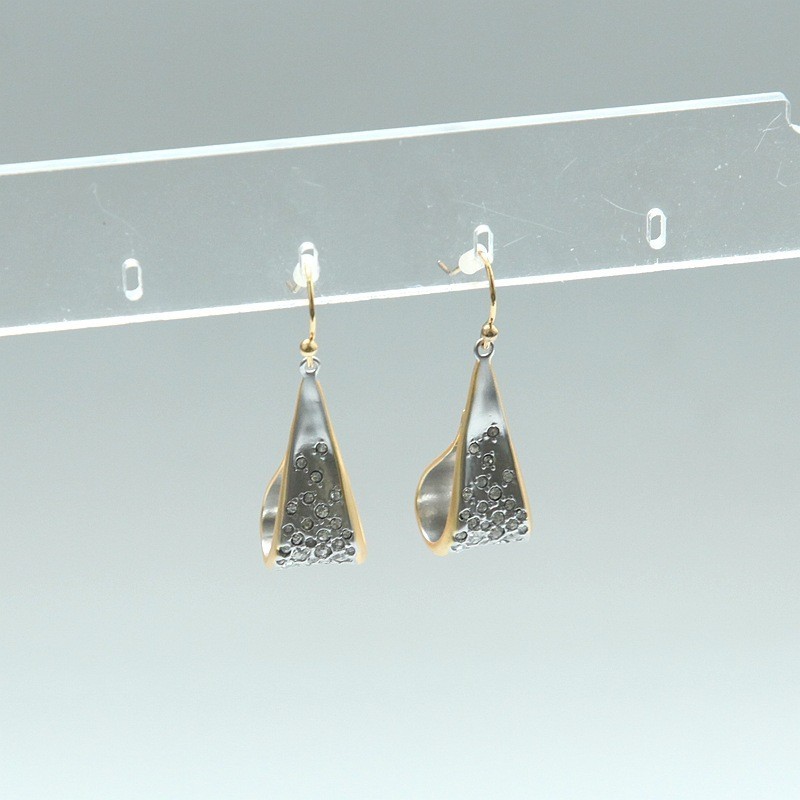 Alexis Bittar Ribbon Curl Loop Crystal Encrusted Earrings