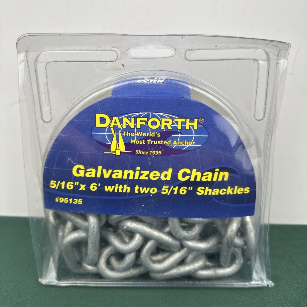 Tie-Down Engineering 95135 5/16`` x 6ft Galvanized Anchor Chain