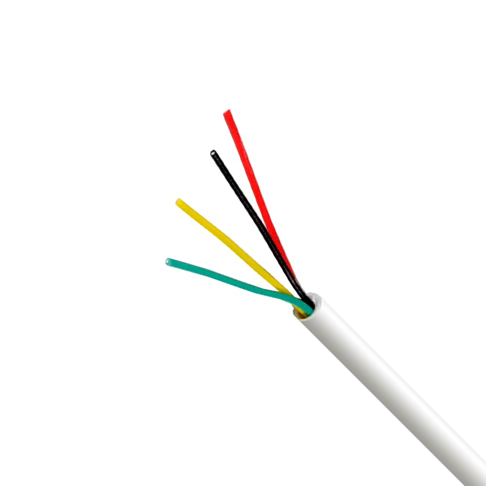 Security Wire Burglar Alarm 22/4 Cable 500FT Solid White 500' Speaker Cable