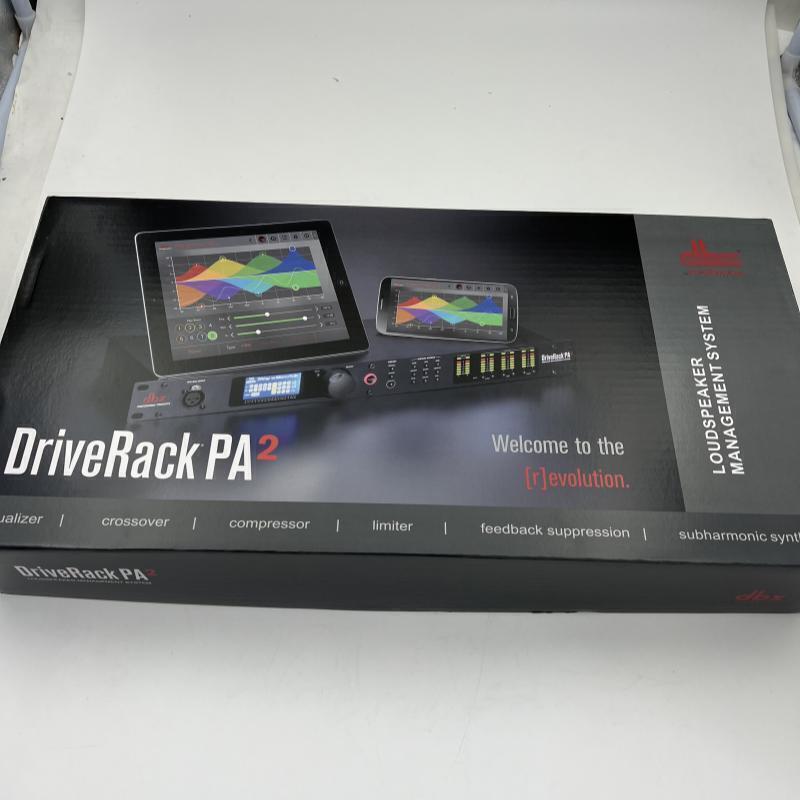 DriveRack PA2 Complete Loudspeaker Management System Black