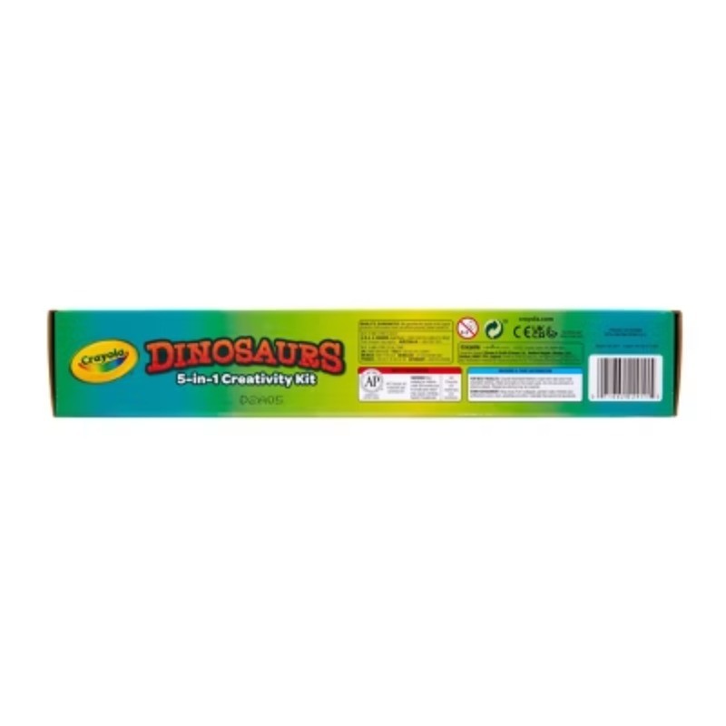 Dinosaur Creativity Kit: Coloring Pages & Crayons, Ages 4+