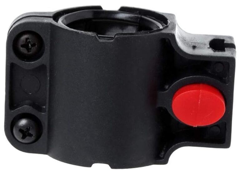 Black Bicycle Lock Mount Holder, Universal Frame Support for U-Lock, Cable