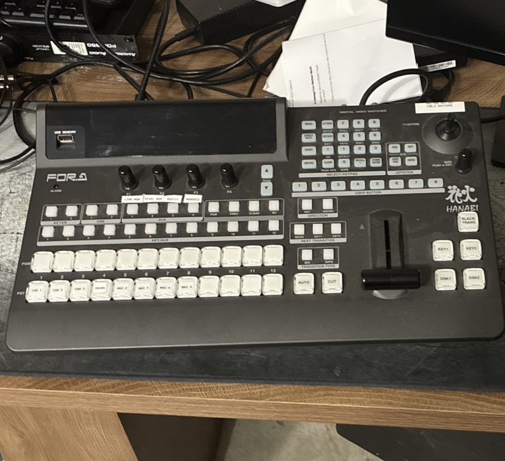 FOR-A HANABI Video Switcher Console/Tabletop