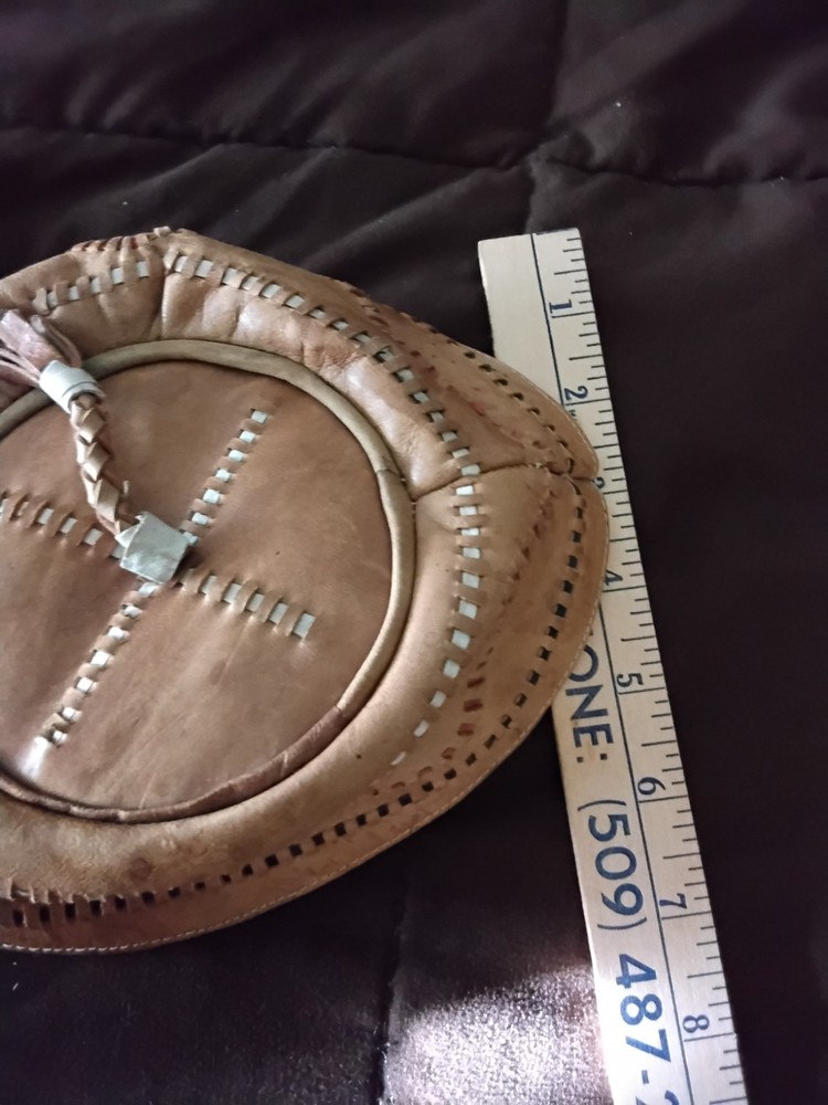 Judaism Cap Leather Vintage Rare