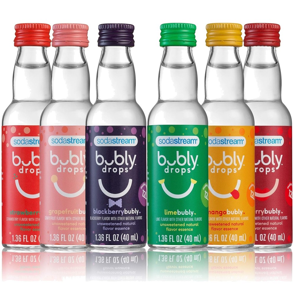 Bubly Fruit Drops Variety Pack, 6-Pack/
