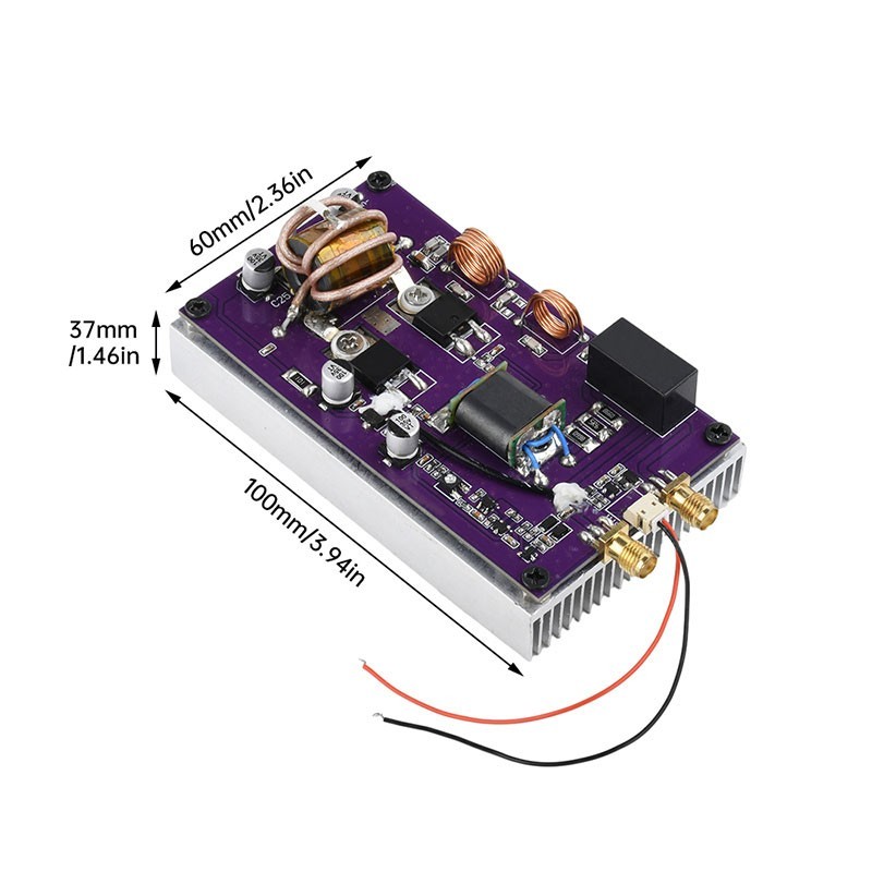 20W 2-30MHz Shortwave Power Amplifier Module with Low Pass Filter Auto Switch