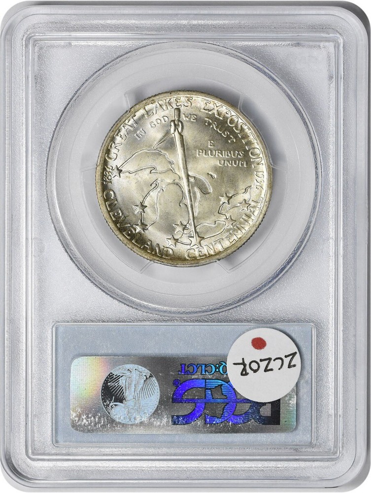 Cleveland Commemorative Silver Half Dollar MS67 PCGS