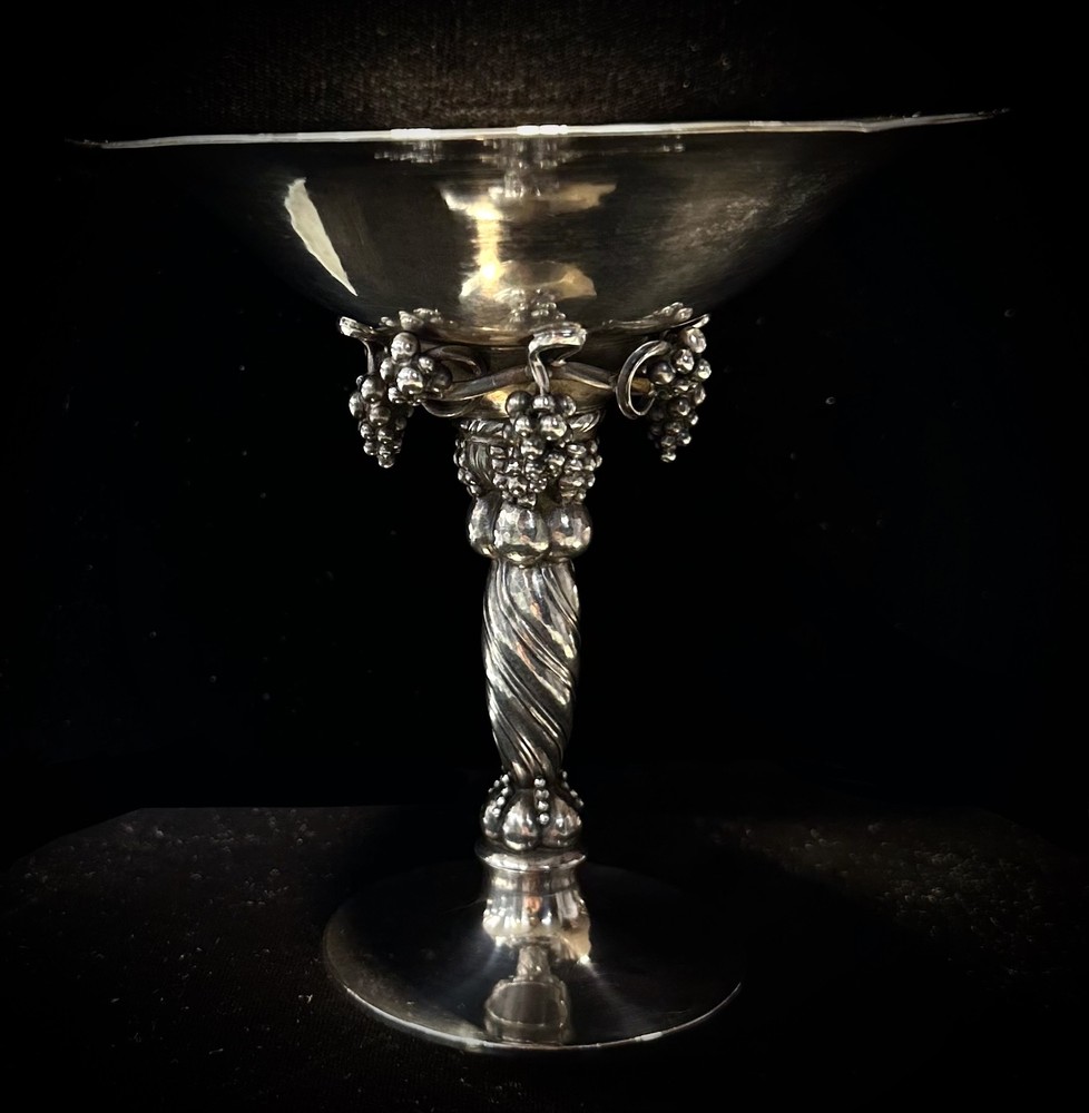 Georg Jensen 263A Sterling Silver Compote Grape Bowl 5"