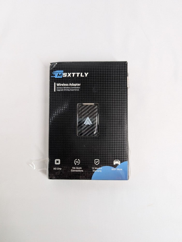 MSXTTLY Android Auto Wireless Adapter for Car - Mini Size - 5G Chip