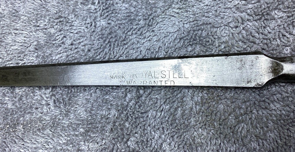 VTG. ROYAL STEEL 1/8” SOCKET MORTISE CHISEL