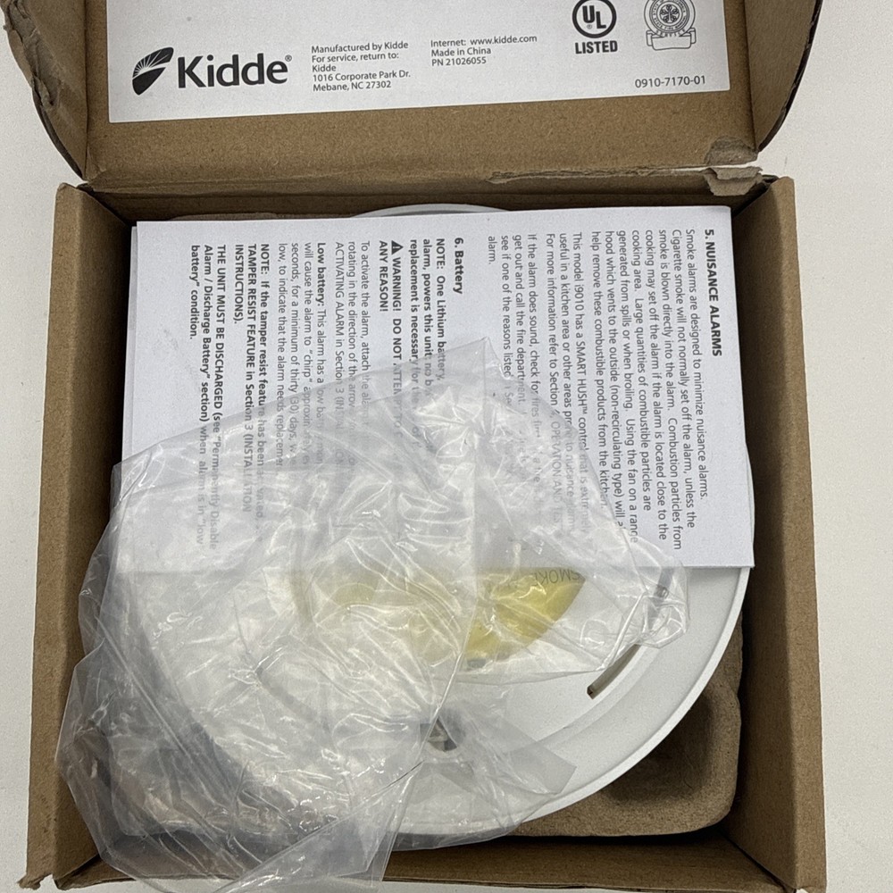 Kidde Pi9010 Smoke Detector Alarm Led Indicators replacement Alert ￼
