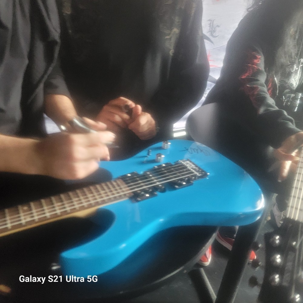 Lacouna Coil Signed Guitar