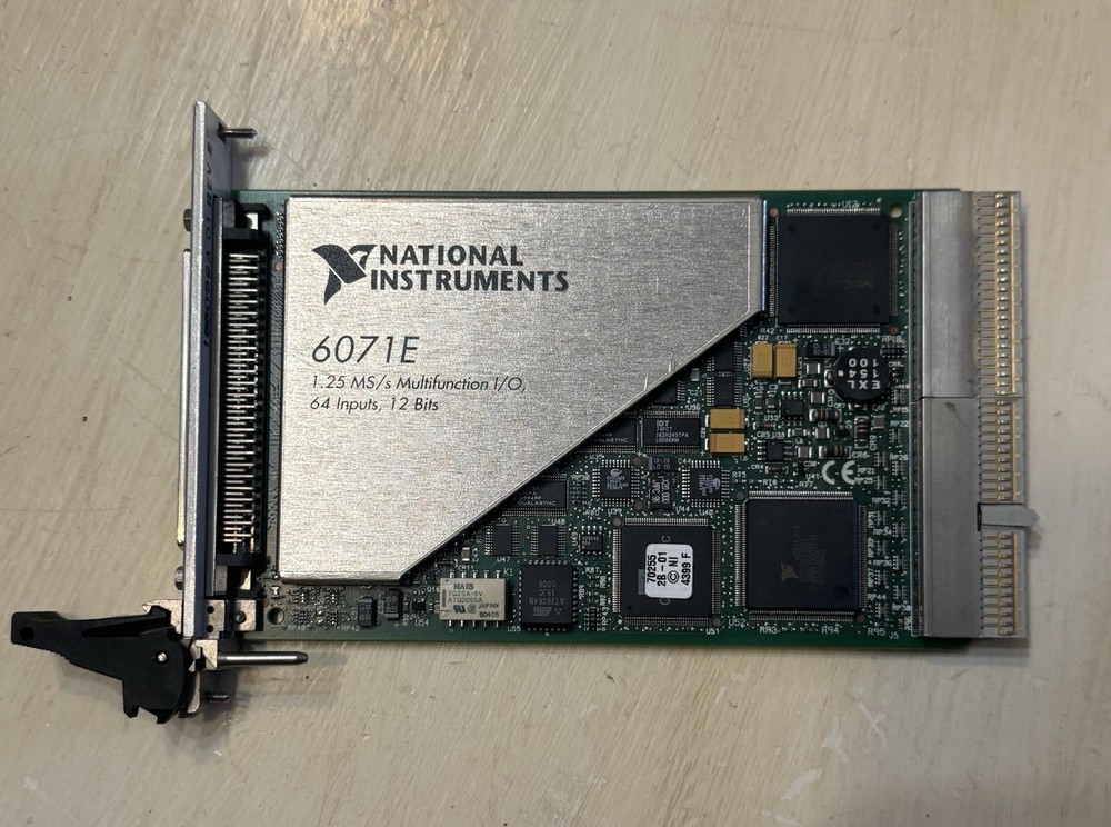 National Instruments 6071E 1.25 MS/s Multifunction I/O 64 Input 12 Bits