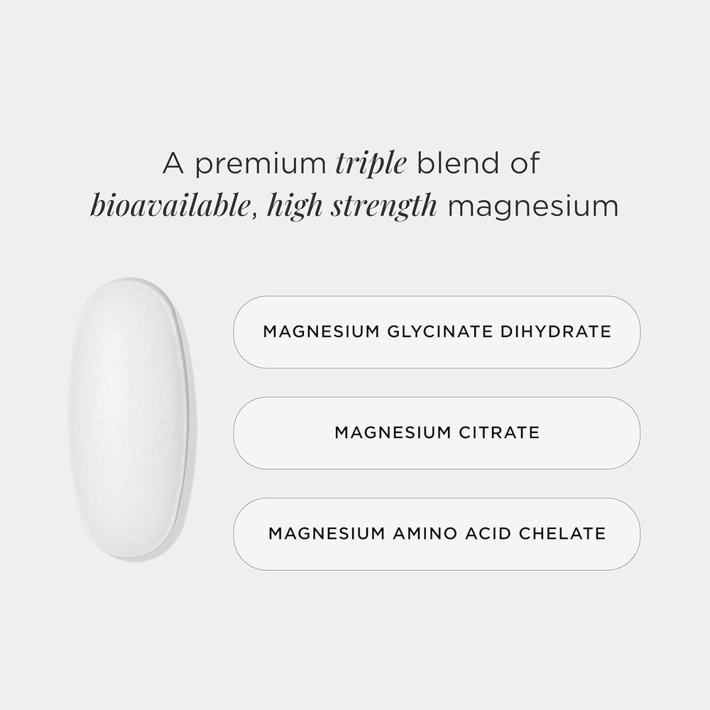 (2 Pack) JSHealth Vitamins Advanced Magnesium Supplements - 120 Tablets