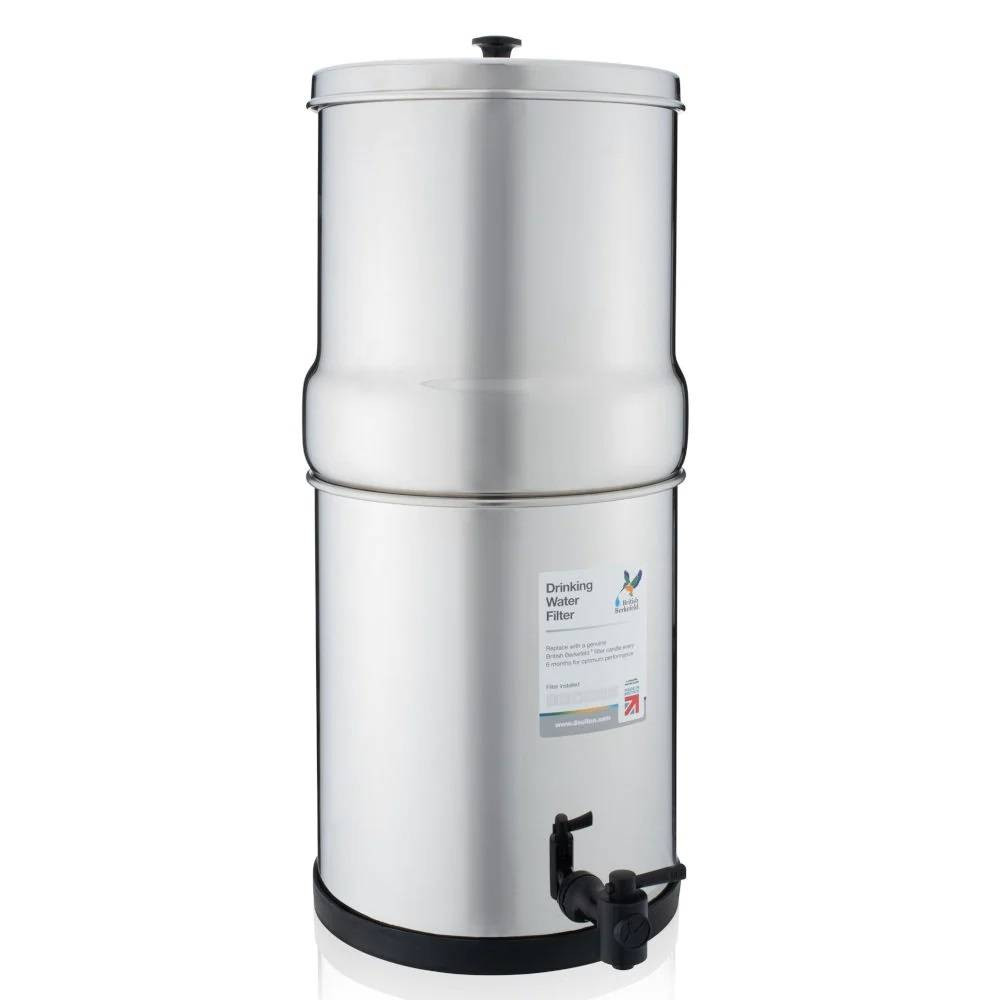 British Berkefeld W9361136 1.58 Gal Countertop Gravity Water Filtration System