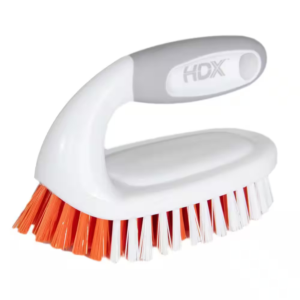 Scrub Brush 6 In. Iron Handle 4-Pack