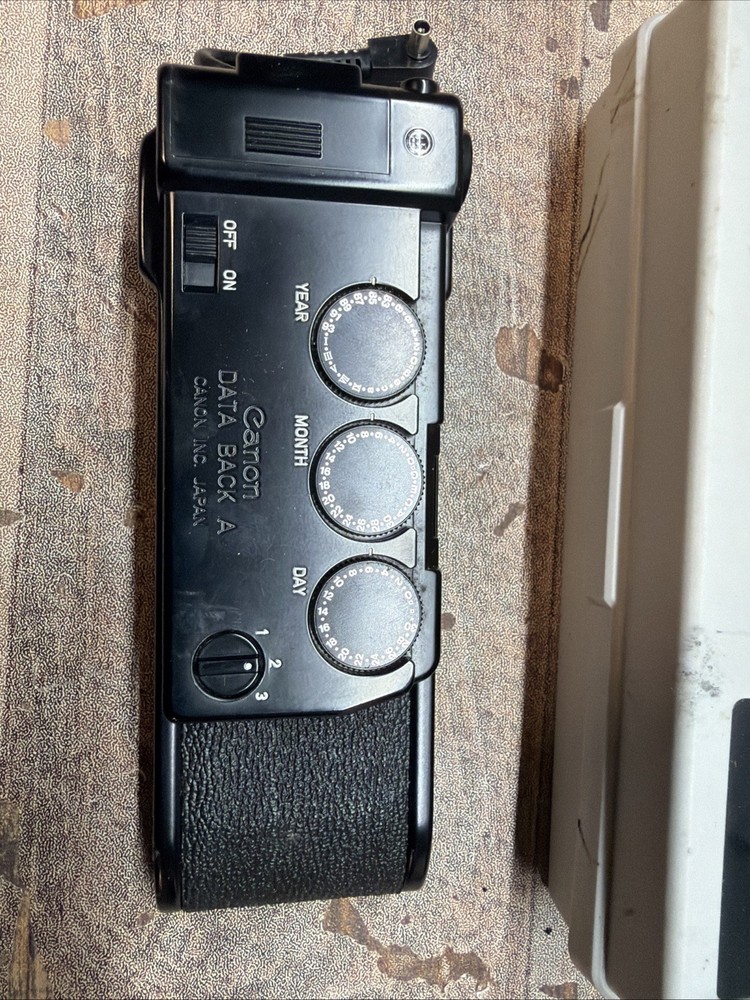 Canon Data Back A With Case Untested
