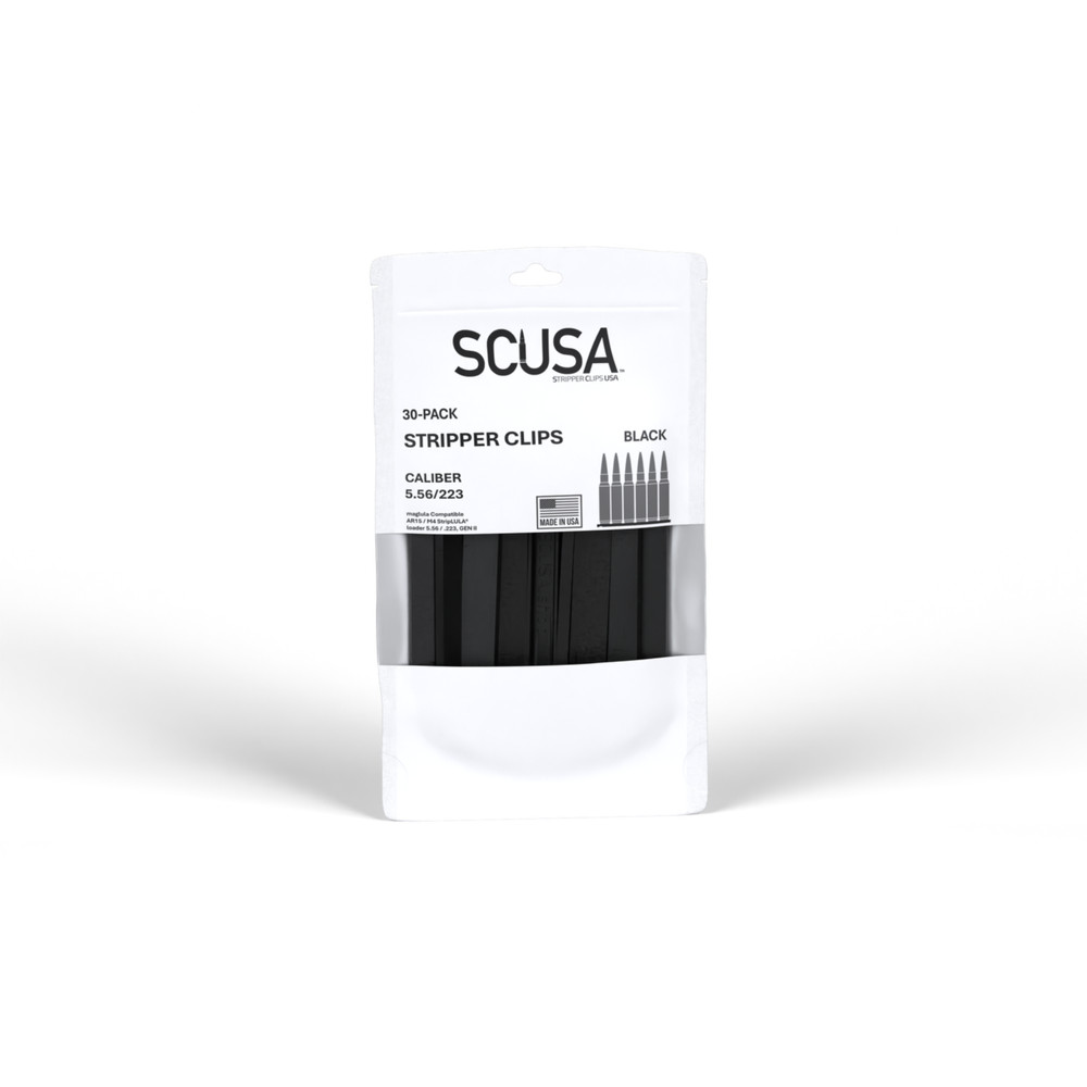 SCUSA Polymer Stripper Clips 30 Pack (Color Options Available) 5.56 Compatible