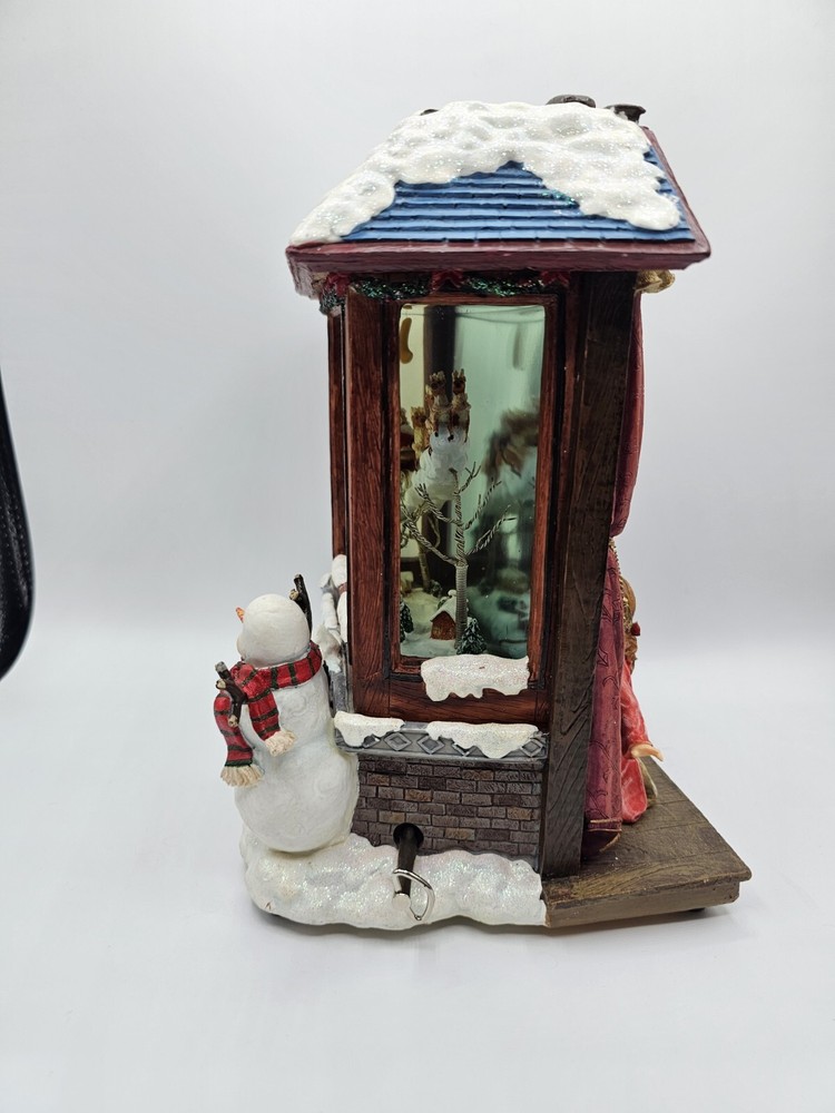 Kirkland windowpane waterglobe (Snowman) Read Description