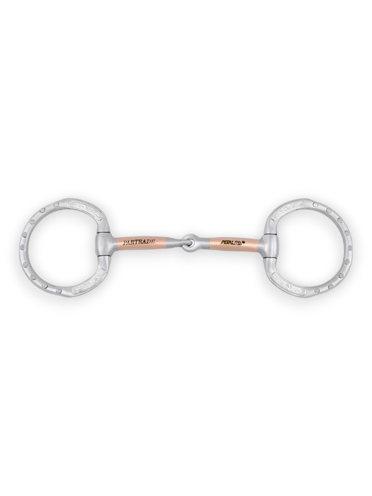 MetaLab Engraved Eggbutt Snaffle Show Bit