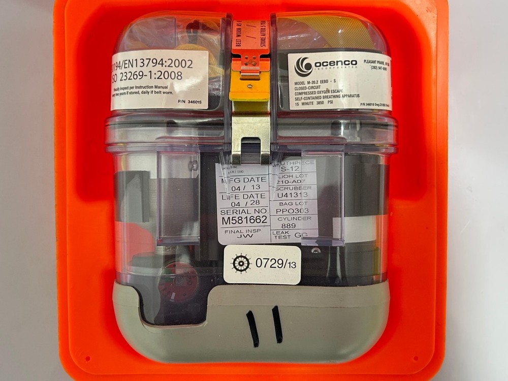 OCEANCO EEBD BREATHING DEVICE M-20.2 (LIFE DATE 2028)