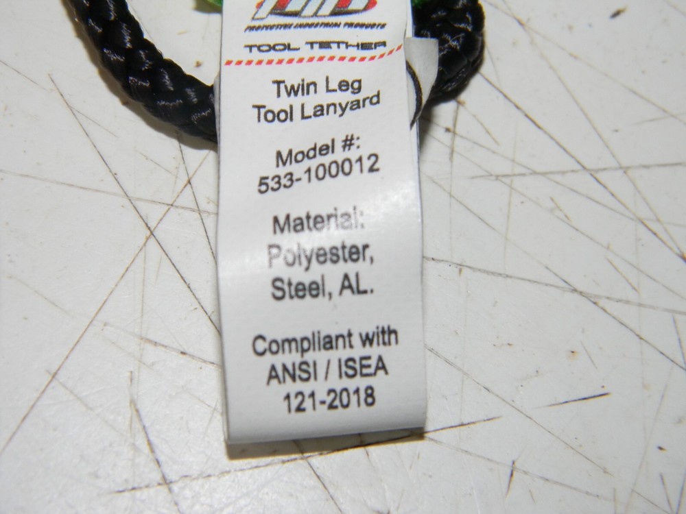 PIP Double Leg Tool Tethering Lanyard 36" model 533-100012