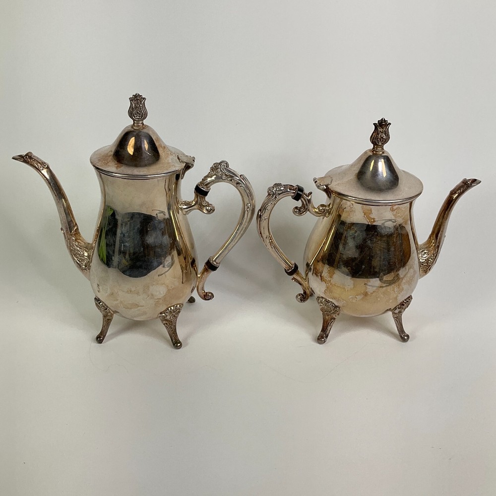 Vintage Leonard Silver Plated 5 Piece Tea Set