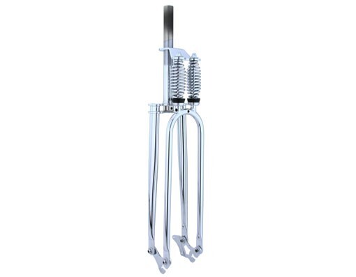 NEW! DUAL 26 FORK 1 INCH THREADED 8353 CHROME.