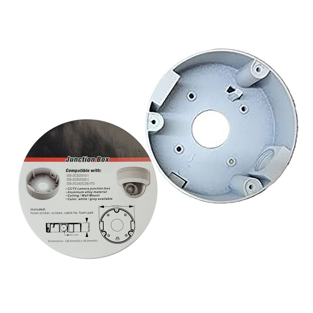 InstallerCCTV 5 in Camera Base Junction Box for Security CCTV Camera