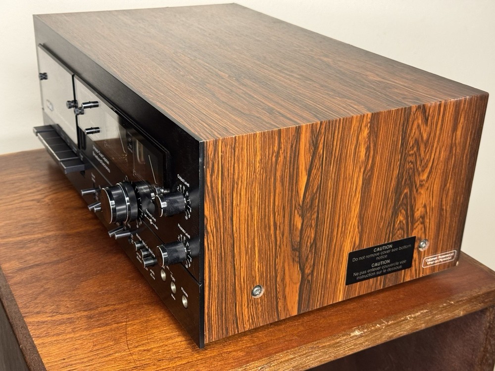 BIC T-3 3 Head, 2 Speed Cassette Deck - Serviced, tested, works