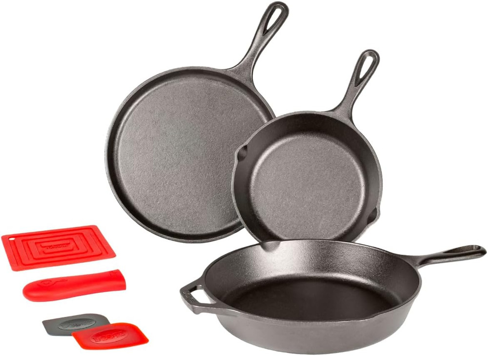 Essential Skillet Set, 7-Piece, Black