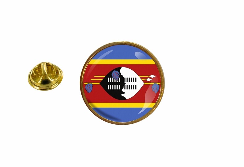 Swaziland Round Pin Badge