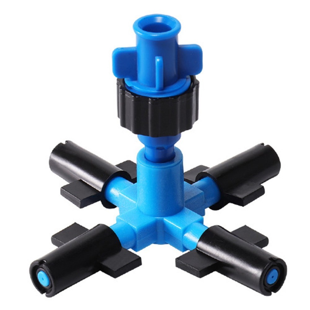 Atomizing Sprinkler with Four Outlet Design for Optimal Water Distribution