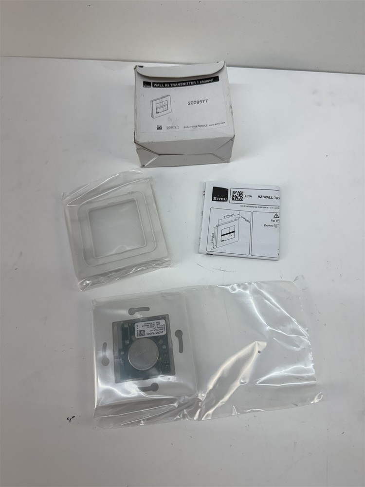 Simu Hz Surface Mounted Wireless Wall Switch, 1 channel (white) 2008577