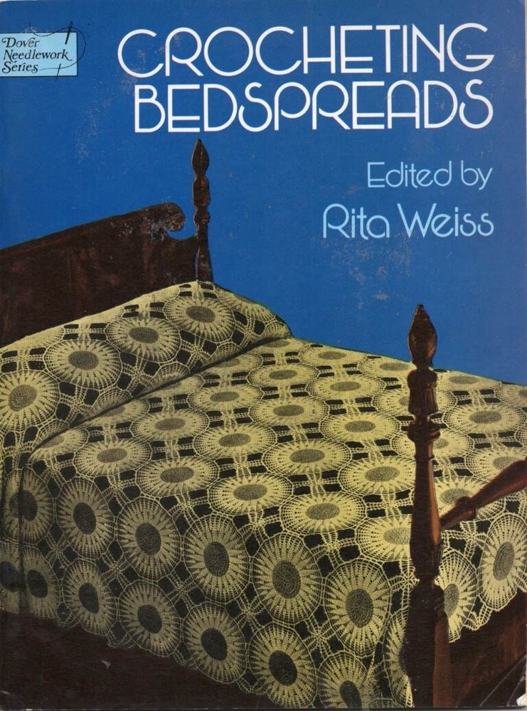 VTG!OOP!DOVER NEEDLEWORK SERIES CROCHETING BEDSPREADS