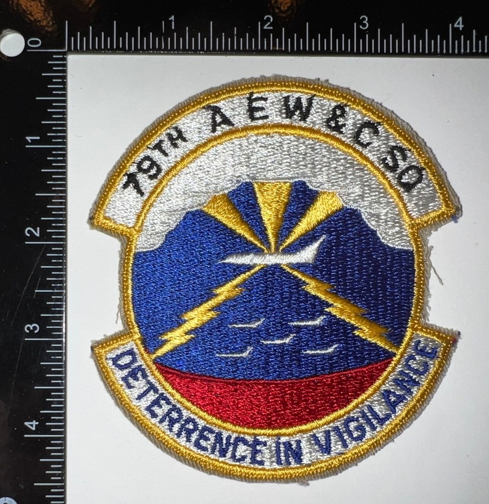 Cold War USAF 79th AEW Airborne Early Warning & Control Squadron AEW&C Patch