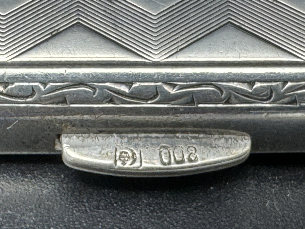 Vintage Germany 800 Silver Cigarette Case