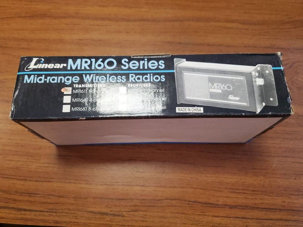 Linear MR161T 1 channel Transmitter MR160 series Mid Range Wireless NEW
