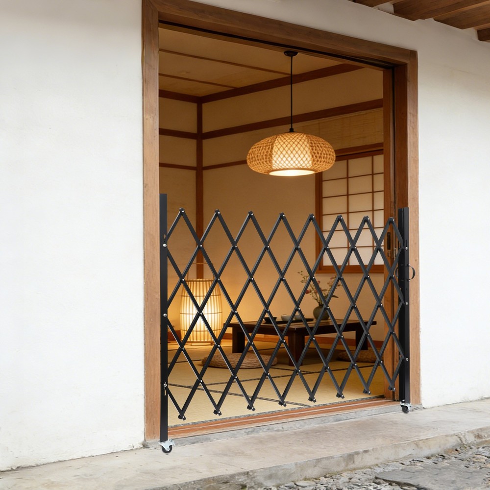 Single Folding Security Gate Flexible Expanding Security Gate Folding Door