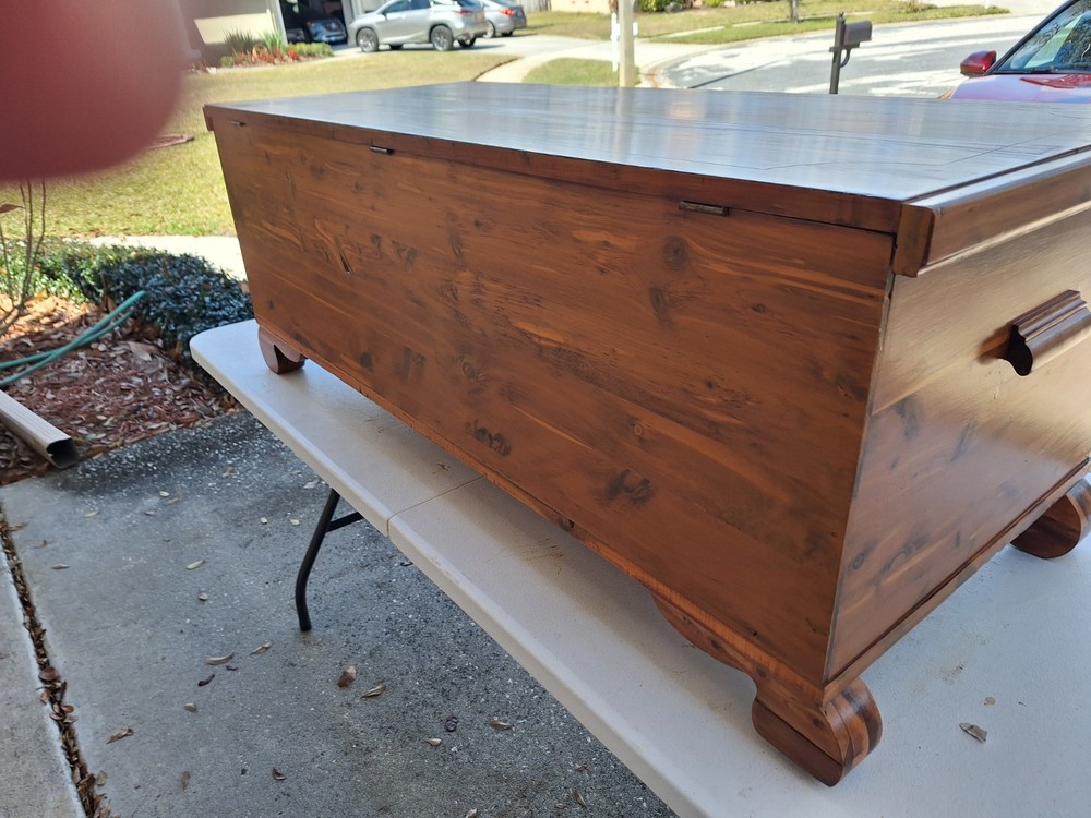 Vintage Solid Cedar Hope Chest – Circa 1930s – Refinished