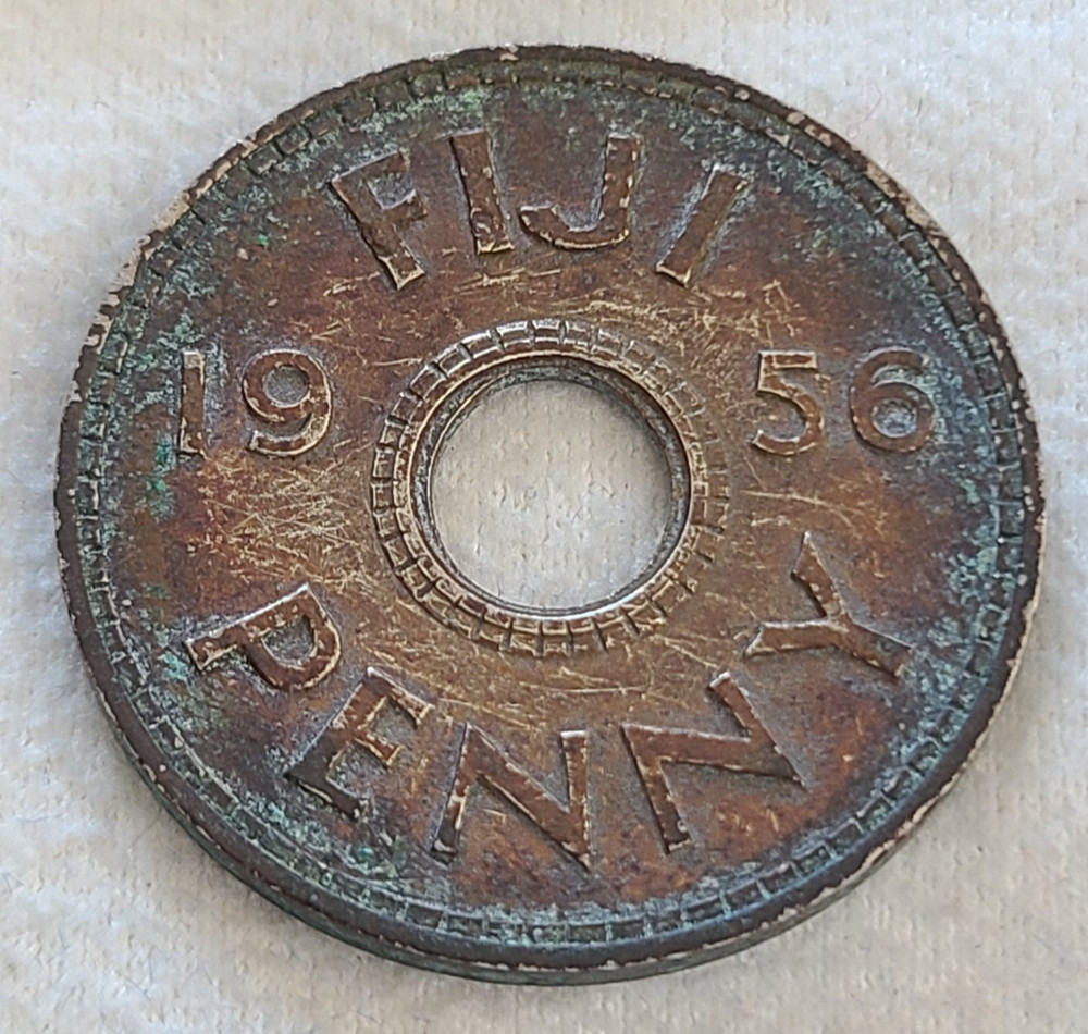 1956 Fiji penny