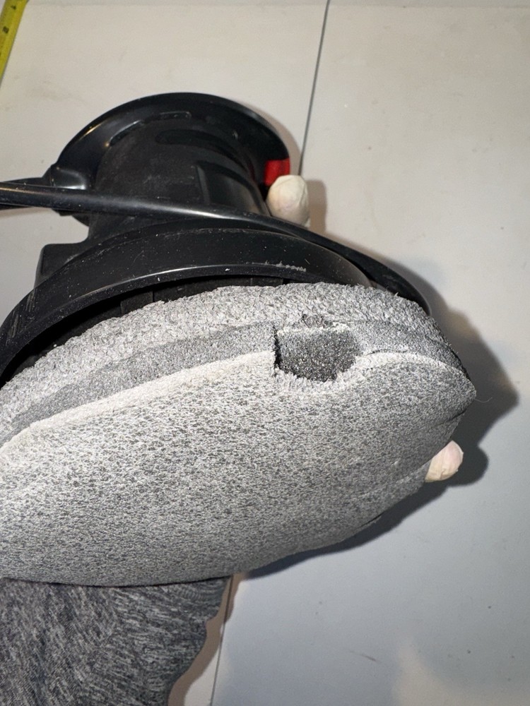 Performance Tool W50053 6” Orbital Buffer Polisher – Works, Worn Pad