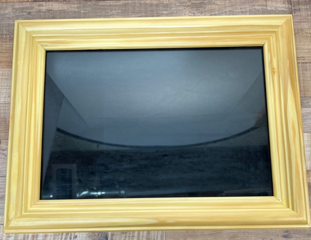 Keepsake Memory Tray With Glass Insert 14.5" X 11.5" Sturdy Construction
